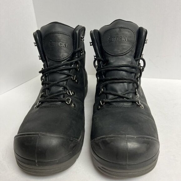 Rocky Mens 6” Hiker Waterproof Comp Toe Boot Black Size 11 M main image 6